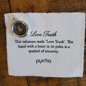 Pyrrha Love Truth Sterling Silver Talisman